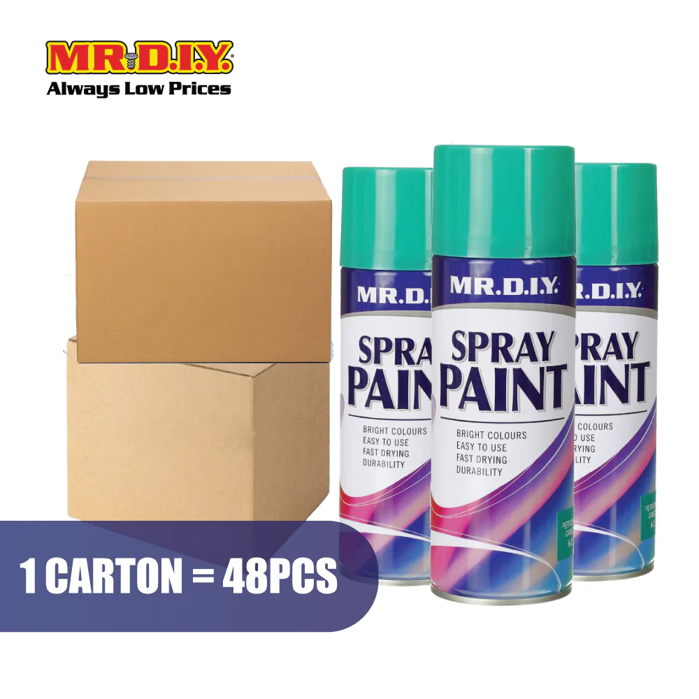 (MR.DIY) Spray Paint Petronas Green #62 400ml - Image 5