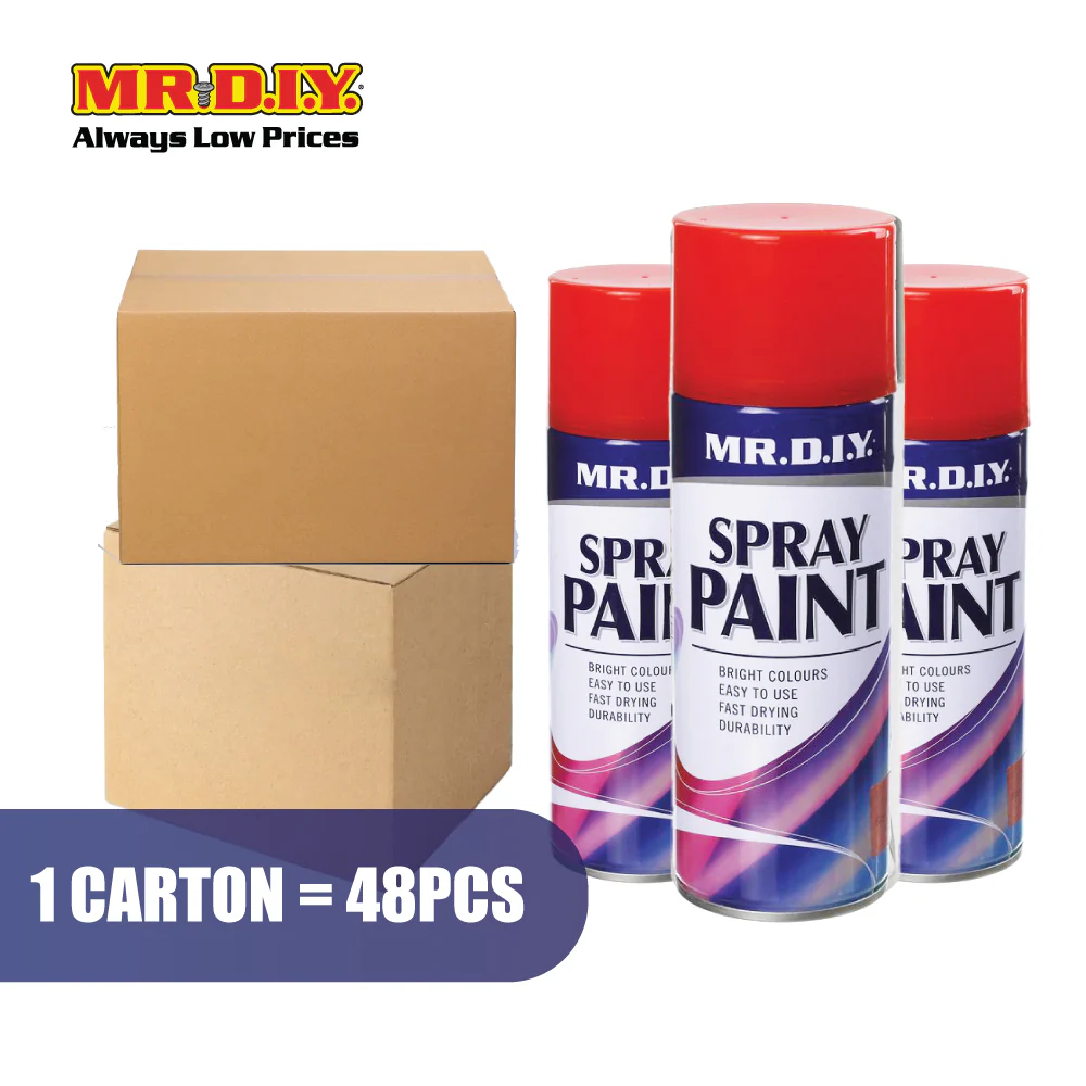 (MR.DIY) Spray Paint Sparkling Red #46 400ml - Image 5