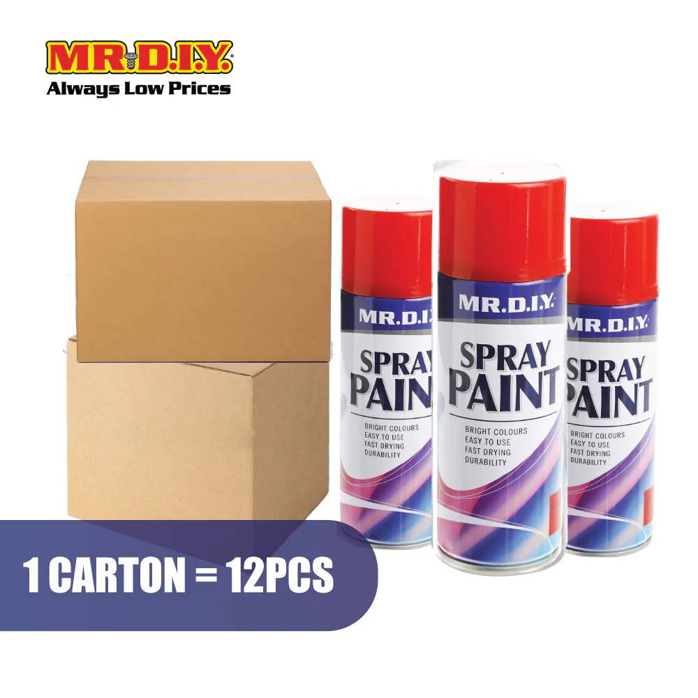 (MR.DIY) Spray Paint Vermillion #15 400ml - Image 5