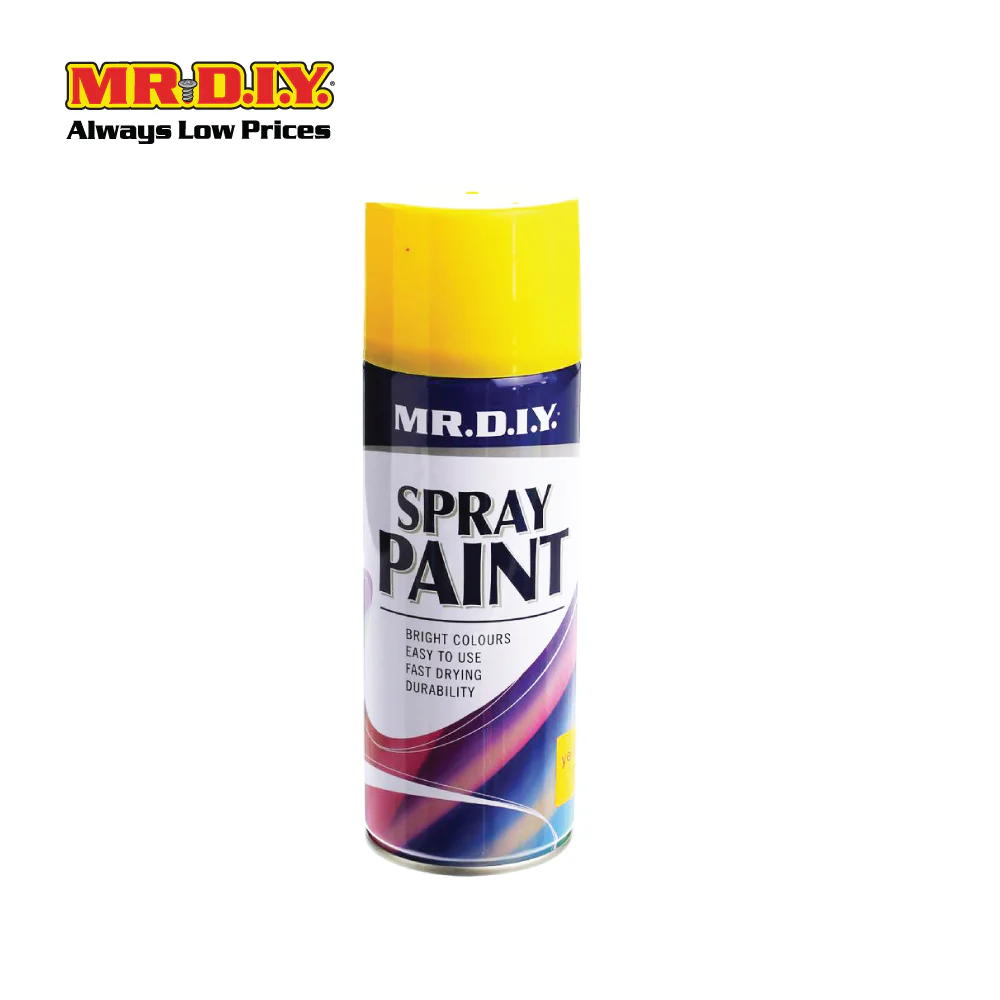 (MR.DIY) TOPDA Spray Paint Yellow #12 (400ml) - Image 5