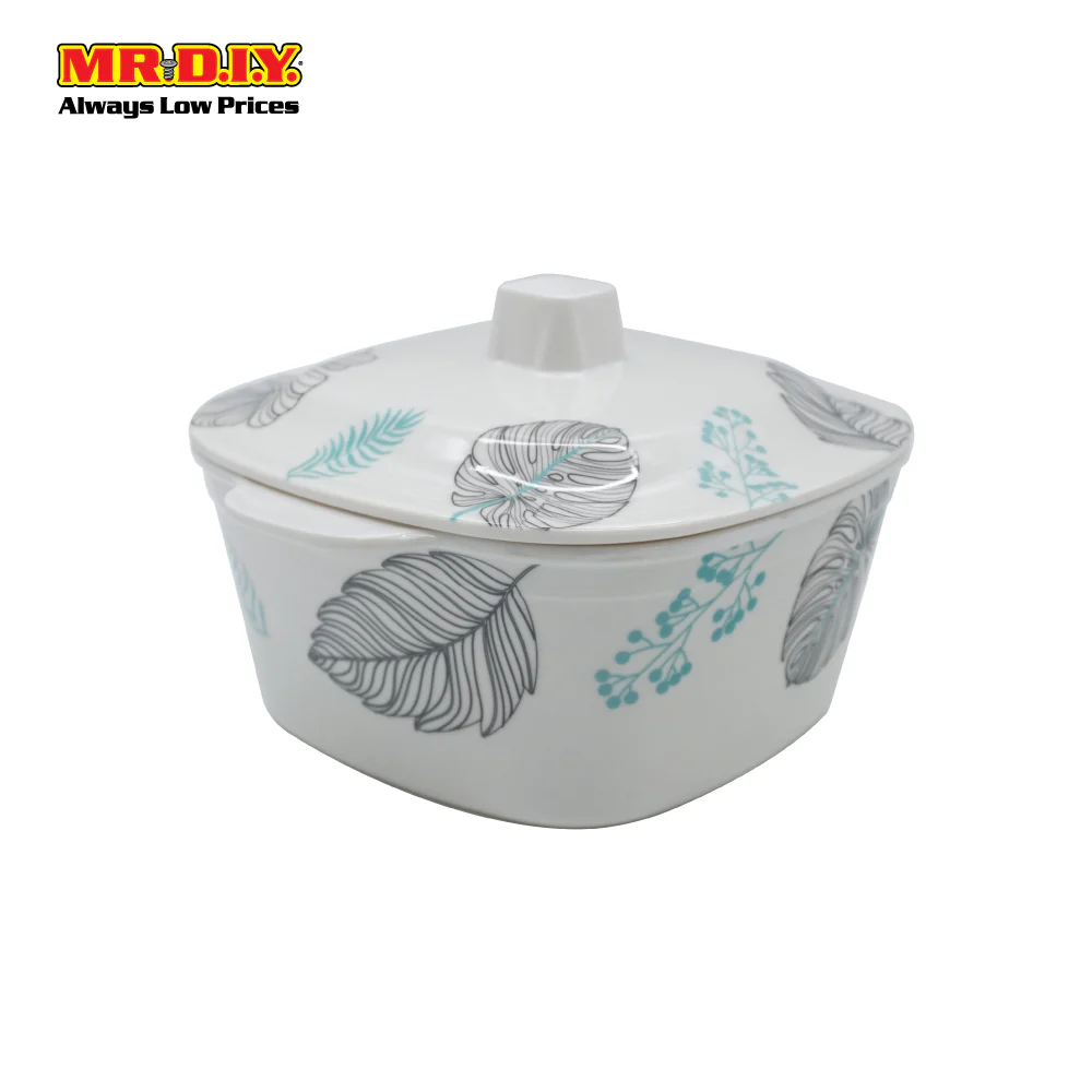 (MR.DIY) Square Lid Melamine Bowl (26cm) - Image 3