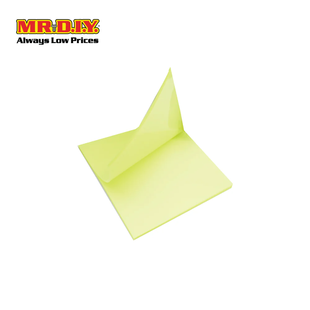 (MR.DIY) Square Plain Sticky Notes Tab (7.6x7.6cm) - Image 2