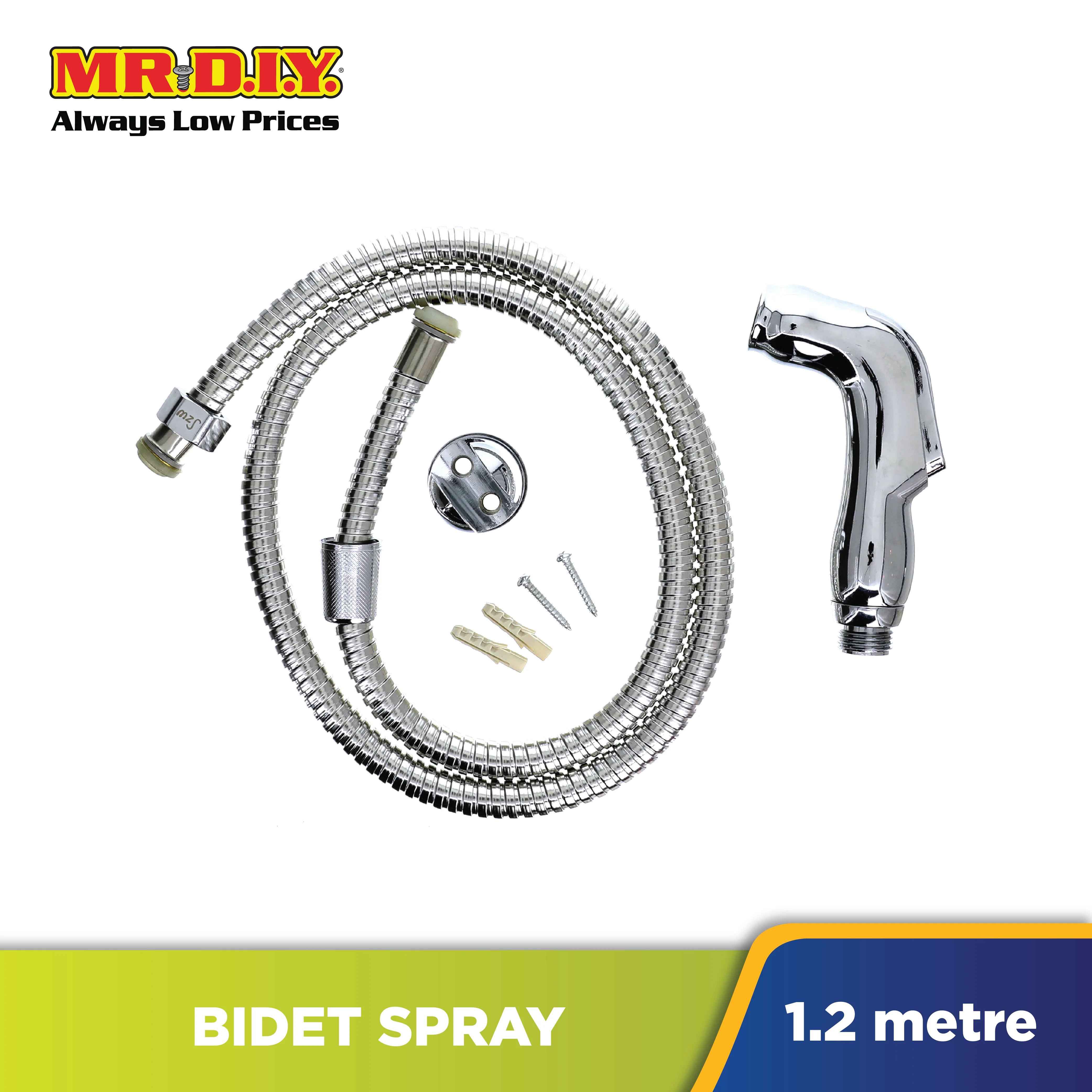 (MR.DIY) Stainless Steel Bidet Spray Set 1.2m - Image 2