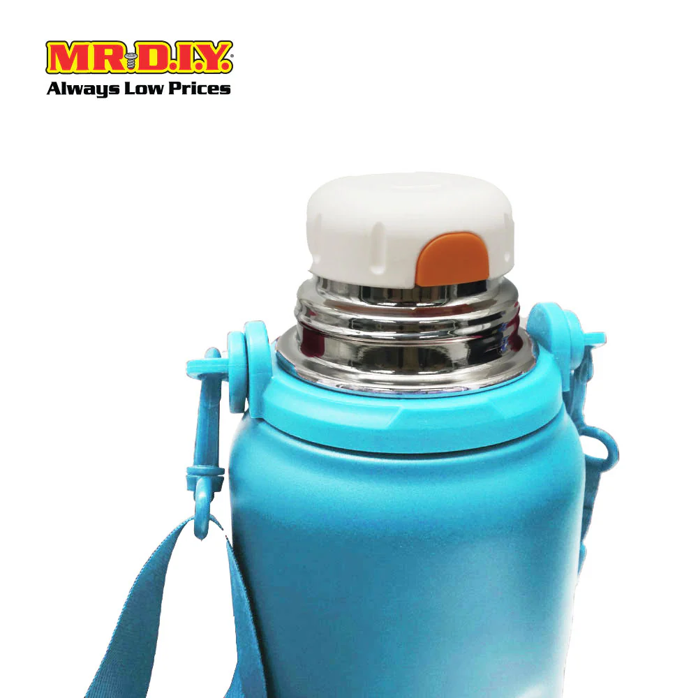 (MR. DIY) Stainless Steel Bottle Tumbler with Handle (800ml) -  LIGHT BLUE - Color Series - Image 4