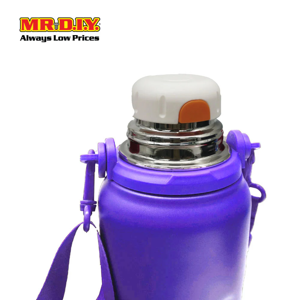 (MR. DIY) Stainless Steel Bottle Tumbler with Handle (800ml) -  PURPLE - Color Series - Image 3