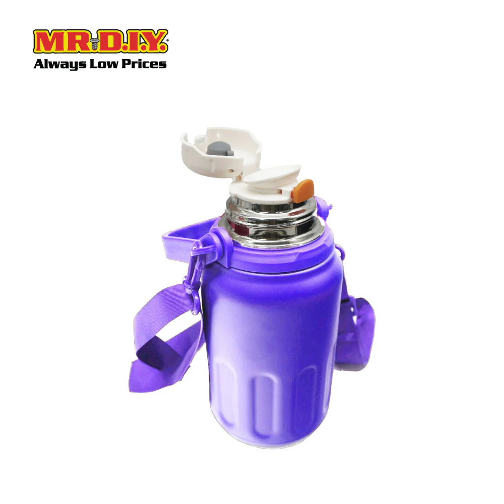 (MR. DIY) Stainless Steel Bottle Tumbler with Handle (800ml) -  PURPLE - Color Series - Image 4