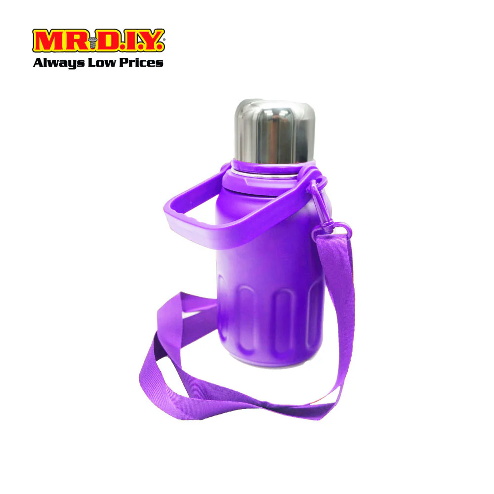 (MR. DIY) Stainless Steel Bottle Tumbler with Handle (800ml) -  PURPLE - Color Series - Image 5