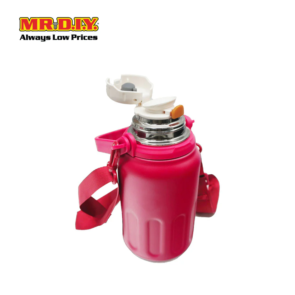 (MR. DIY) Stainless Steel Bottle Tumbler with Handle (800ml) -  RED - Color Series - Image 5