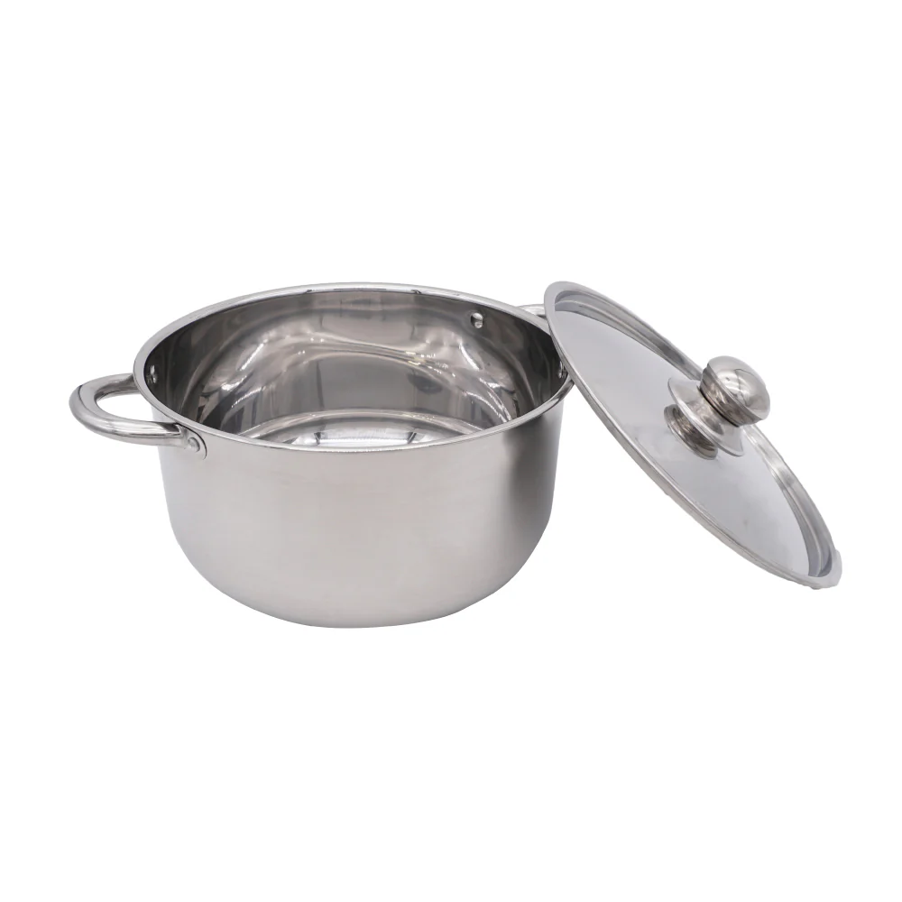 (MR.DIY) Stainless Steel Casserole Pot with Lid  080104169 (24cm) - Image 4