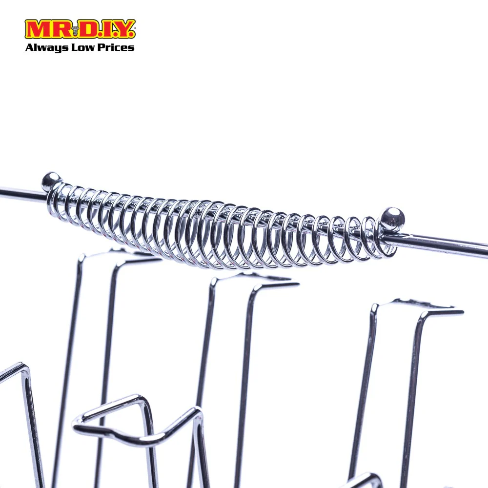 (MR.DIY) Stainless Steel Cups Glasses Holder (22.5cm X 29cm) - Image 4