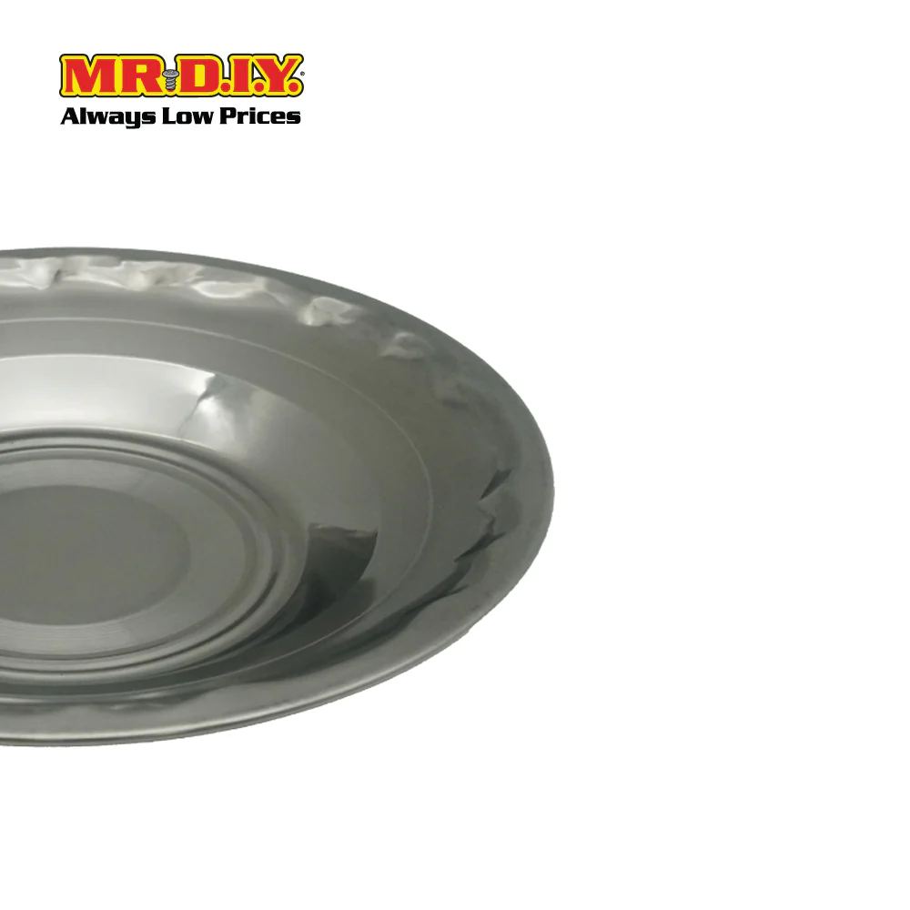 (MR.DIY) Stainless Steel Dish Serve Plate (22cm) - Image 3