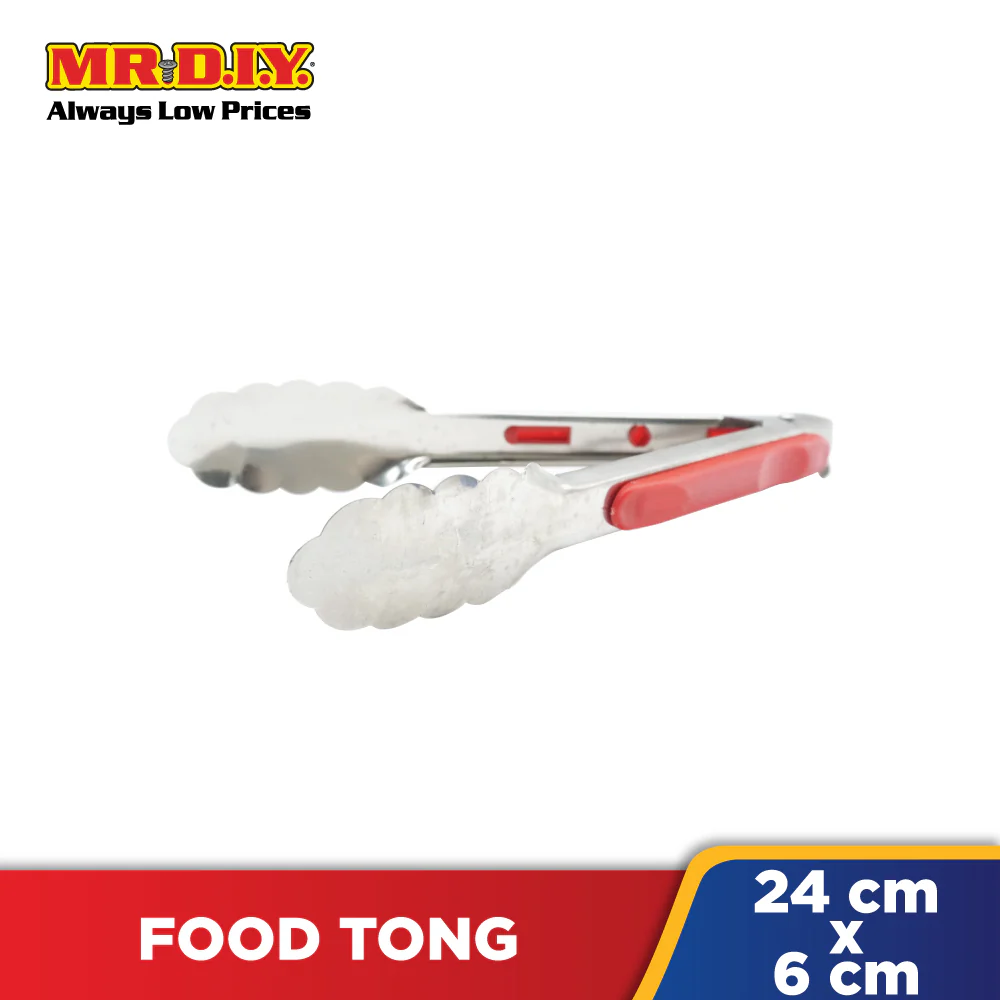 (MR.DIY) Stainless Steel Food Tong (24cm) - Image 2