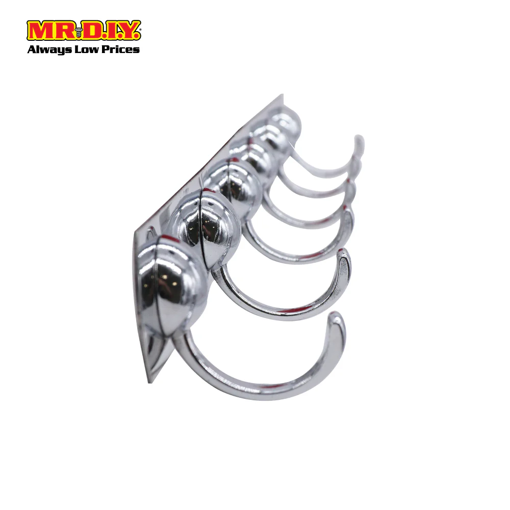 (MR.DIY) Stainless Steel Cloth Towel 5 Hooks Hanger - Image 2