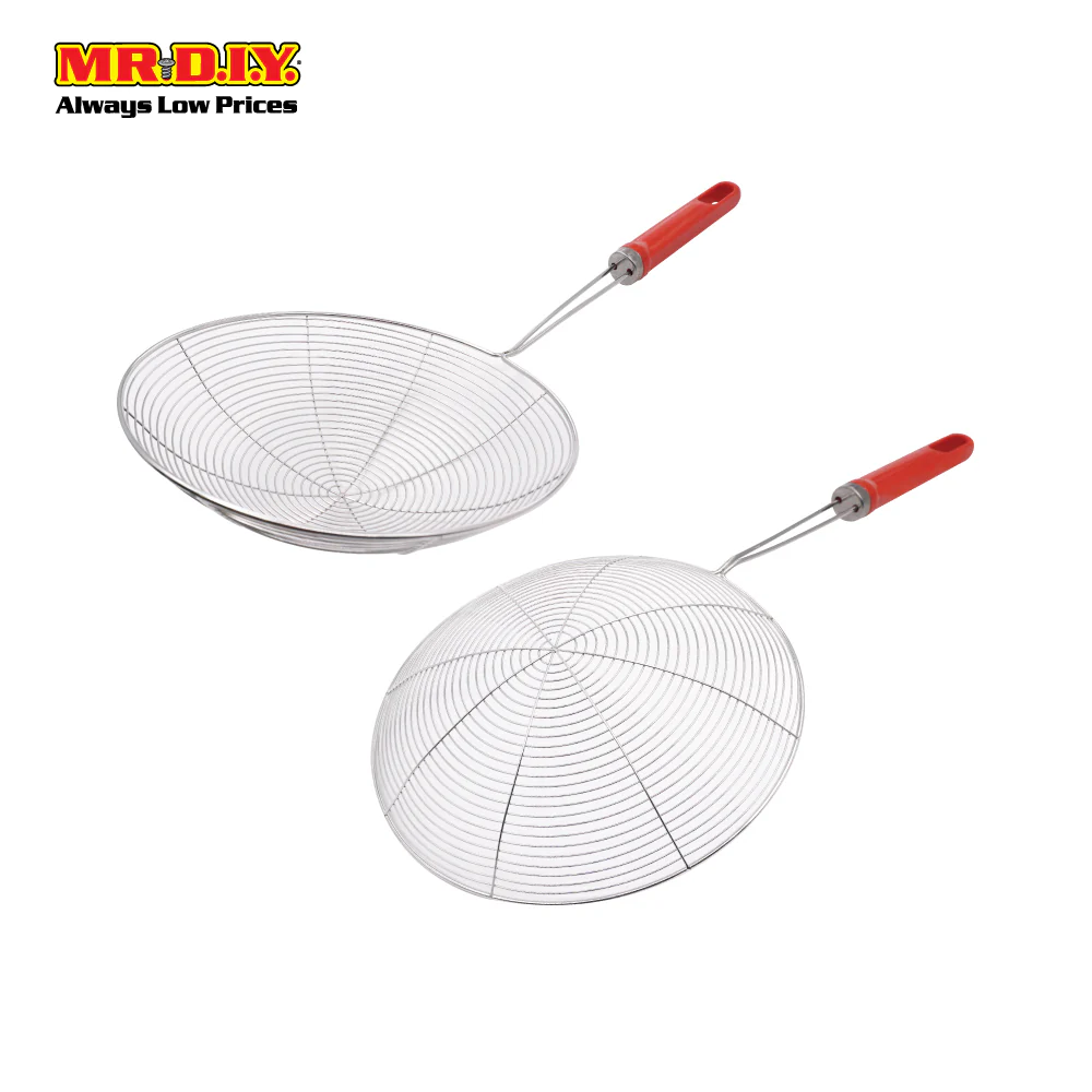 (MR.DIY) Stainless Steel Mesh Strainer Ladle 2010 (20cm) - Image 2
