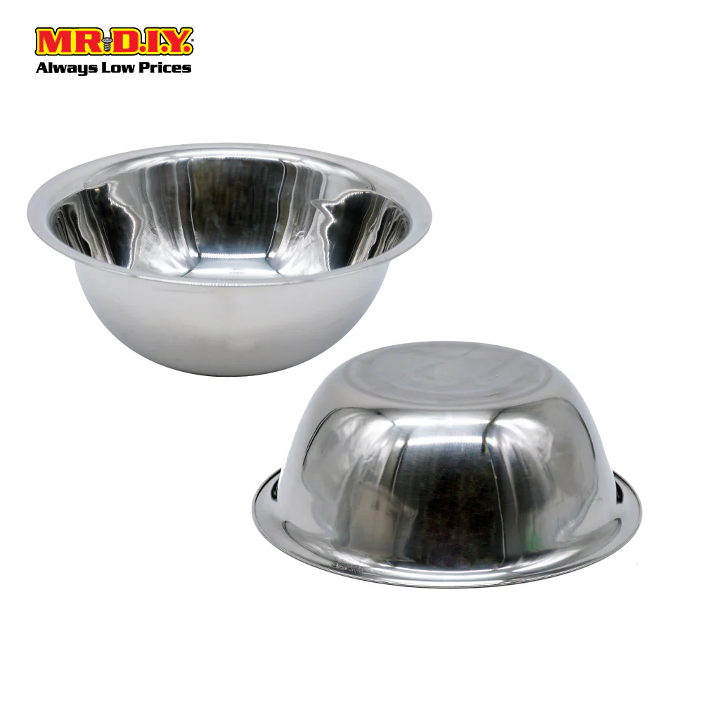 (MR.DIY) Stainless-Steel Mixing Bowl (24cm) - Image 2