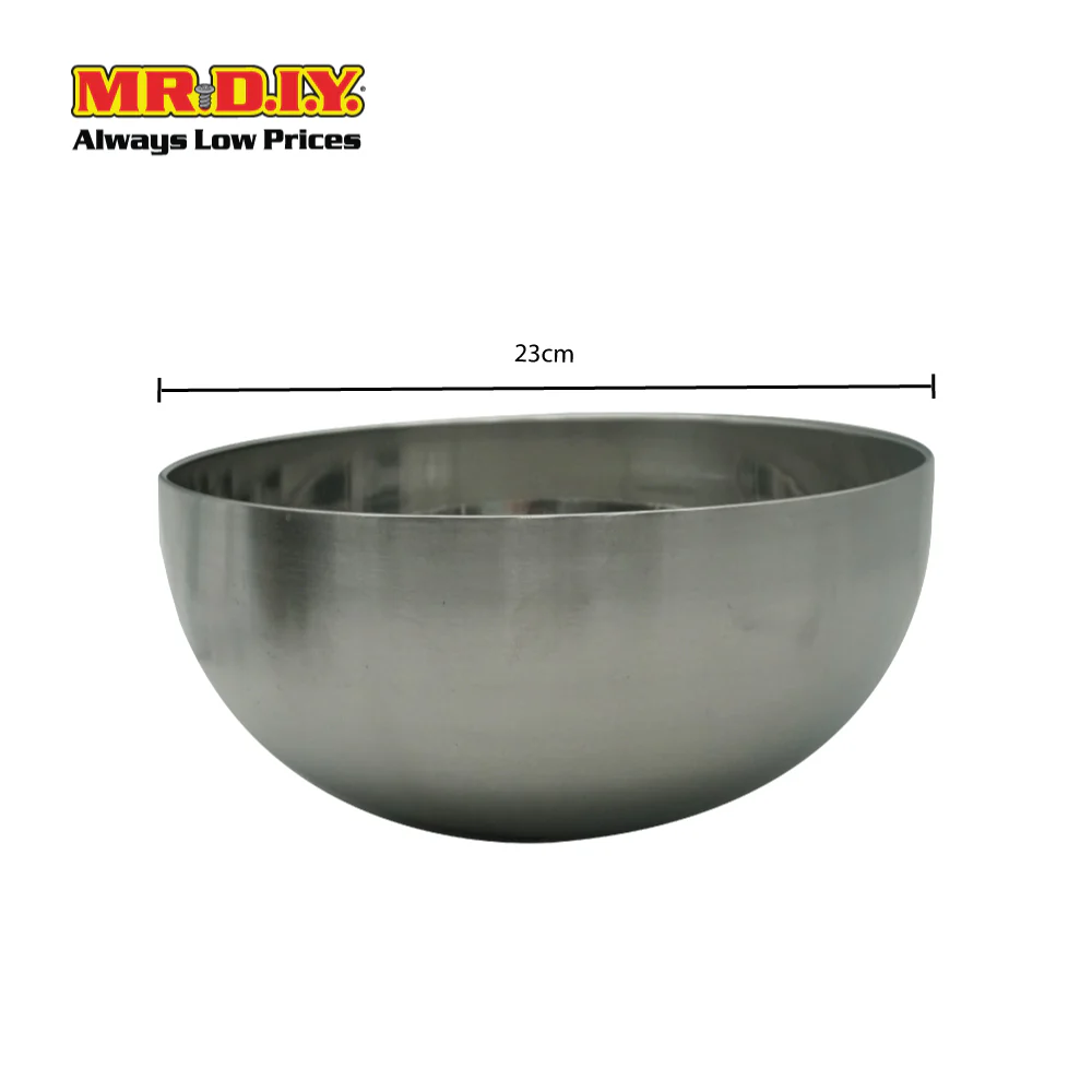 (MR.DIY) Stainless Steel Noodle Soup Bowl (23cm) - Image 2