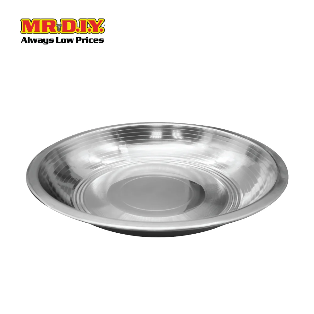 (MR.DIY) Stainless Steel Plate (26 cm) - Image 3