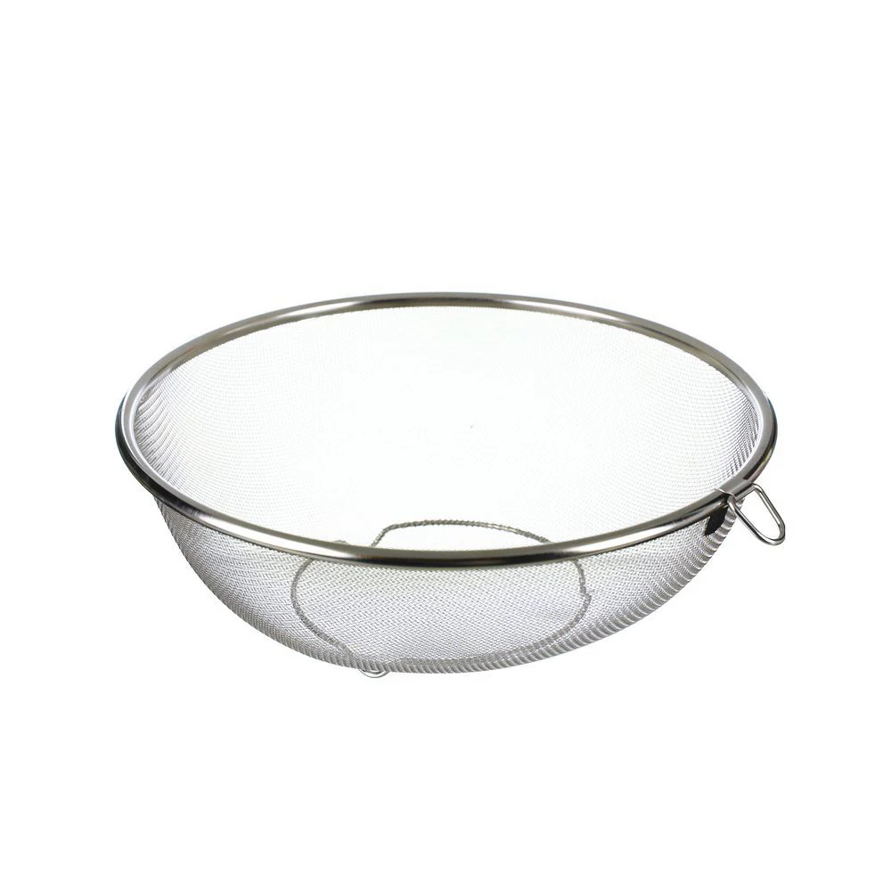 (MR.DIY) Stainless-Steel Round Fine Mesh Strainer (25cm x 10cm) - Image 4