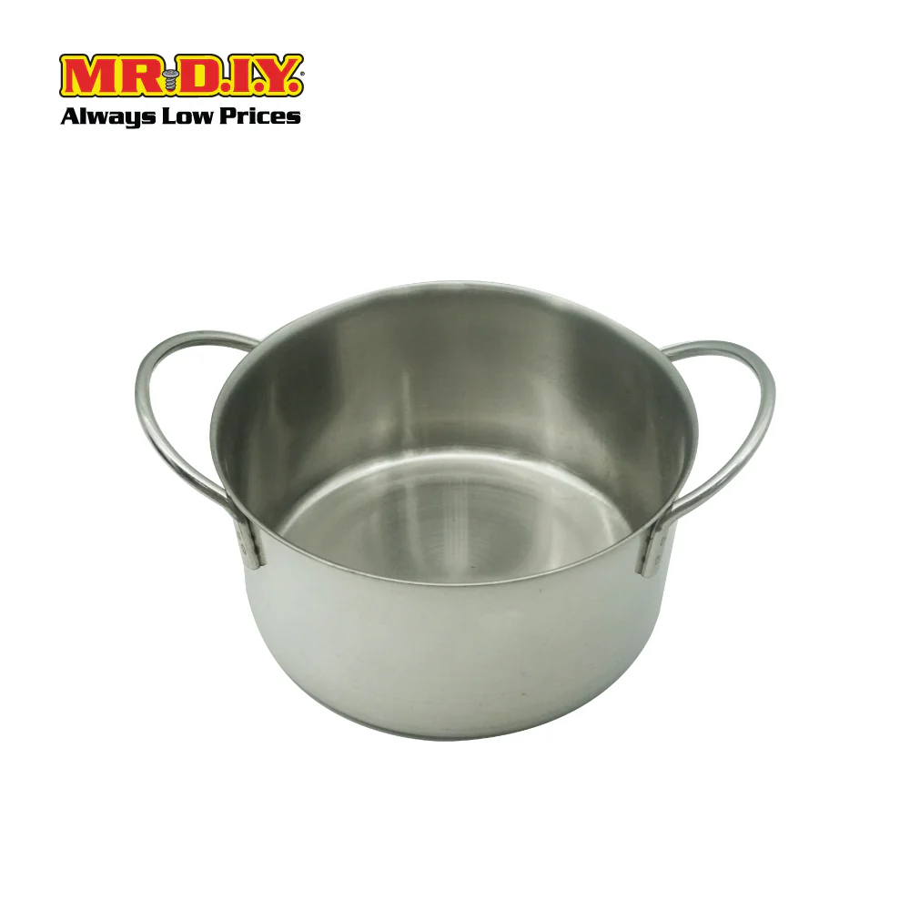 (MR.DIY) Stainless Steel Sauce Pot Glass Lid with Hollow Handle (12cm) - Image 3