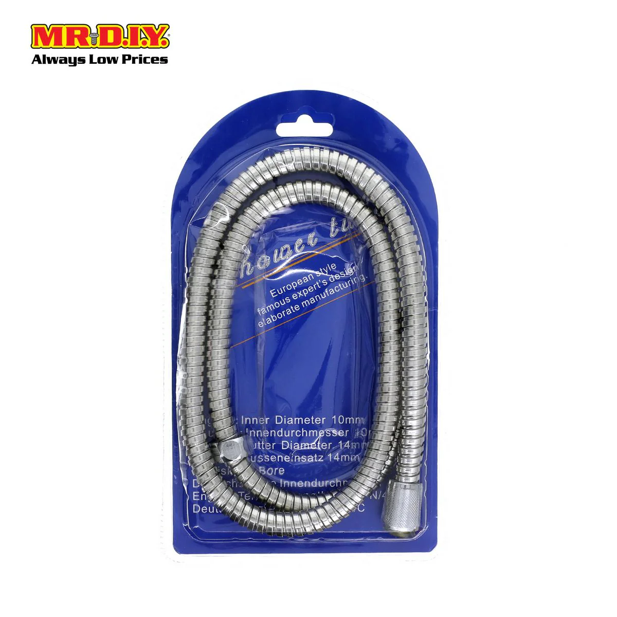 (MR.DIY) Stainless Steel Shower Hose 1.2m - Image 2