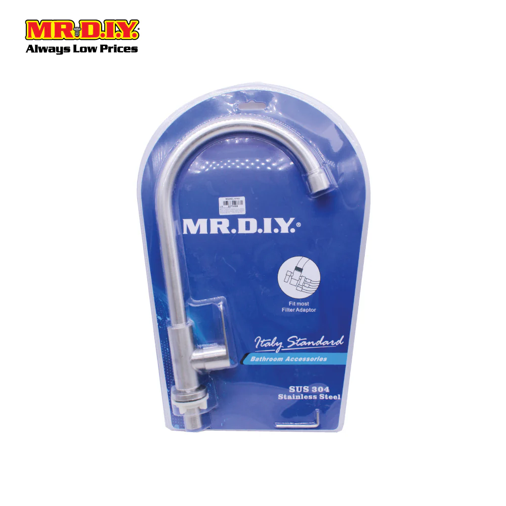 (MR.DIY) Stainless Steel SUS 304 Pillar Sink Tap 0192 - Image 2