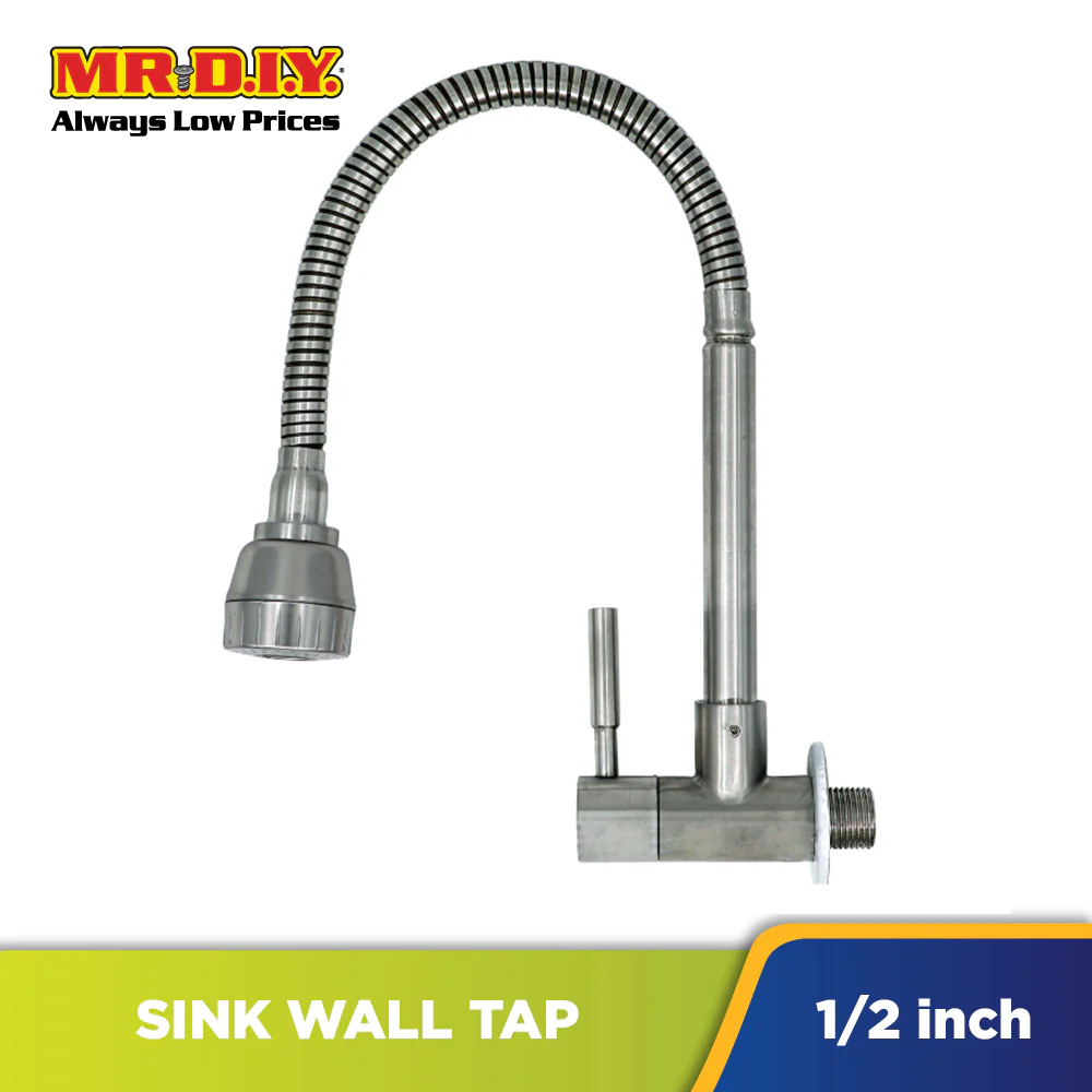 MR.DIY  Stainless Steel Wall Sink Tap - Image 6
