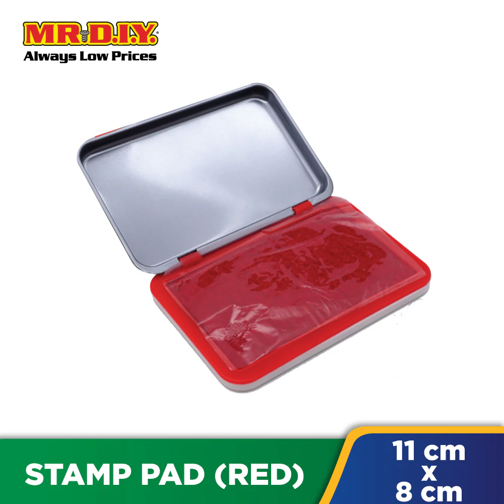 (MR.DIY) Stamp Pad Red No.137 (118x81mm) - Image 2