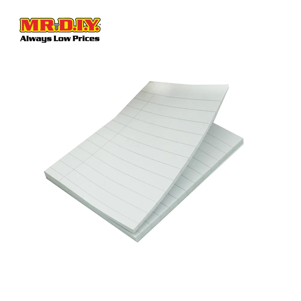 (MR.DIY) Sticky Note Memo Printed Lines Sticker 60 Sheets (76 x 100mm) - Image 2