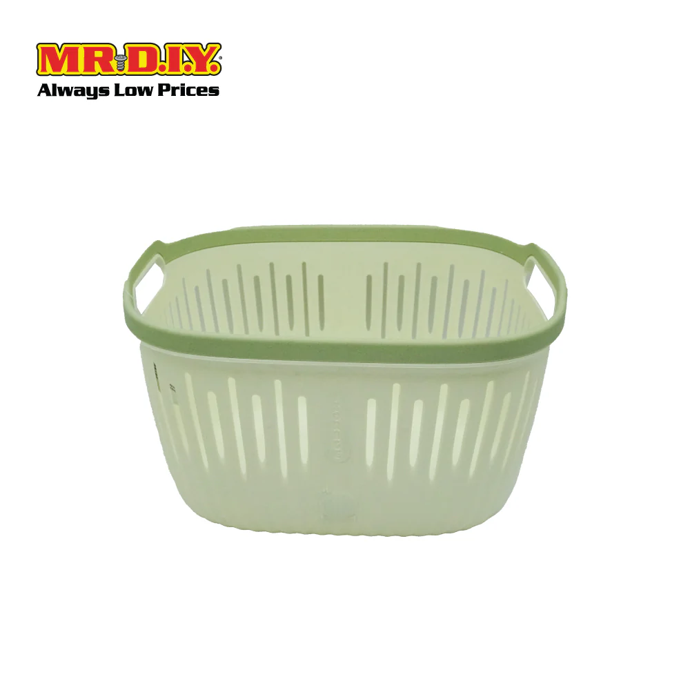 (MR.DIY) Plastic Storage Basket (30cm x 24cm x 17cm) - Image 2