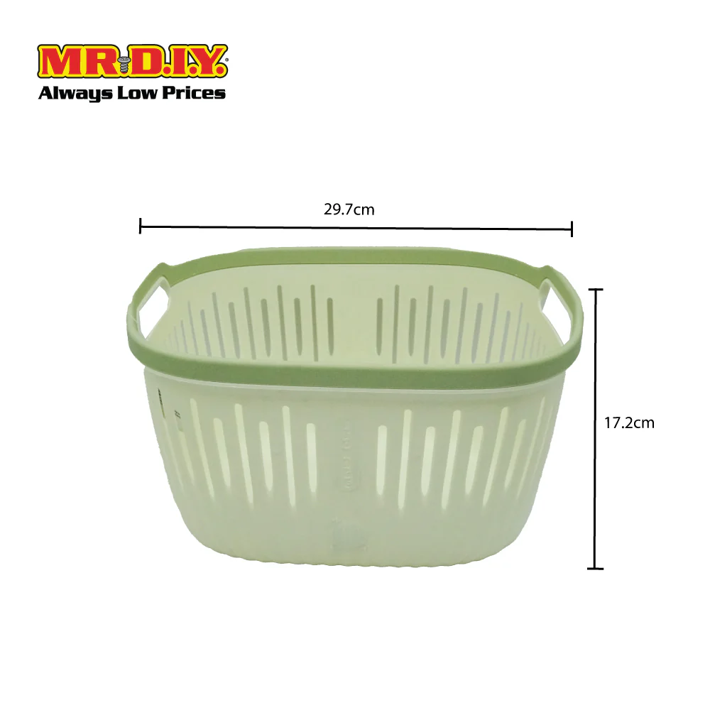 (MR.DIY) Plastic Storage Basket (30cm x 24cm x 17cm) - Image 5