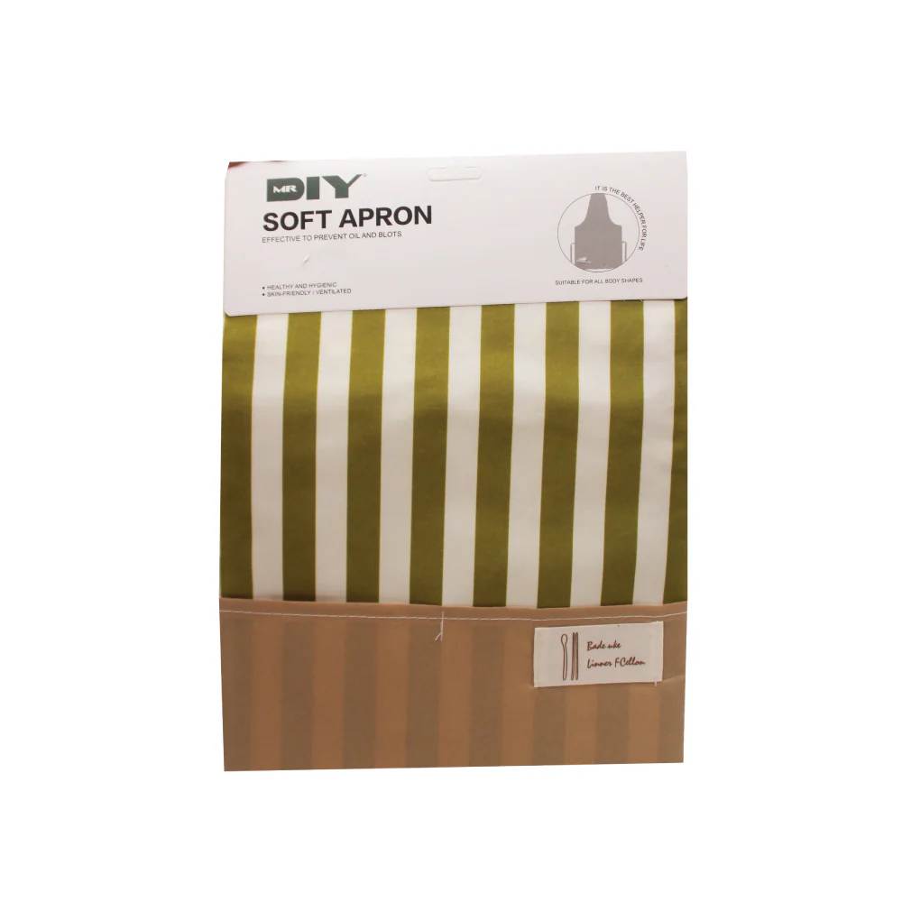(MR.DIY) Striped Kitchen Apron 35703-4 - Image 4