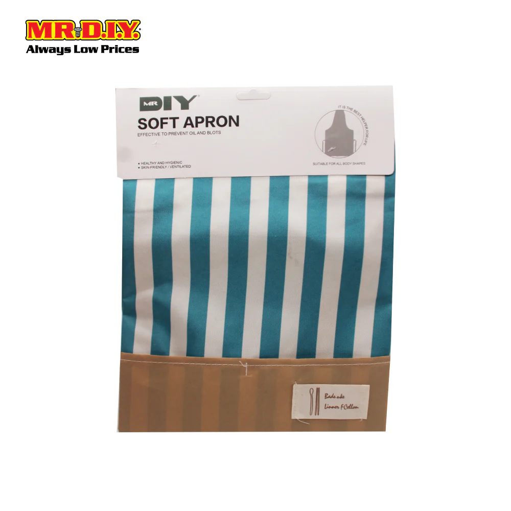 (MR.DIY) Striped Kitchen Apron 35703-4 - Image 6