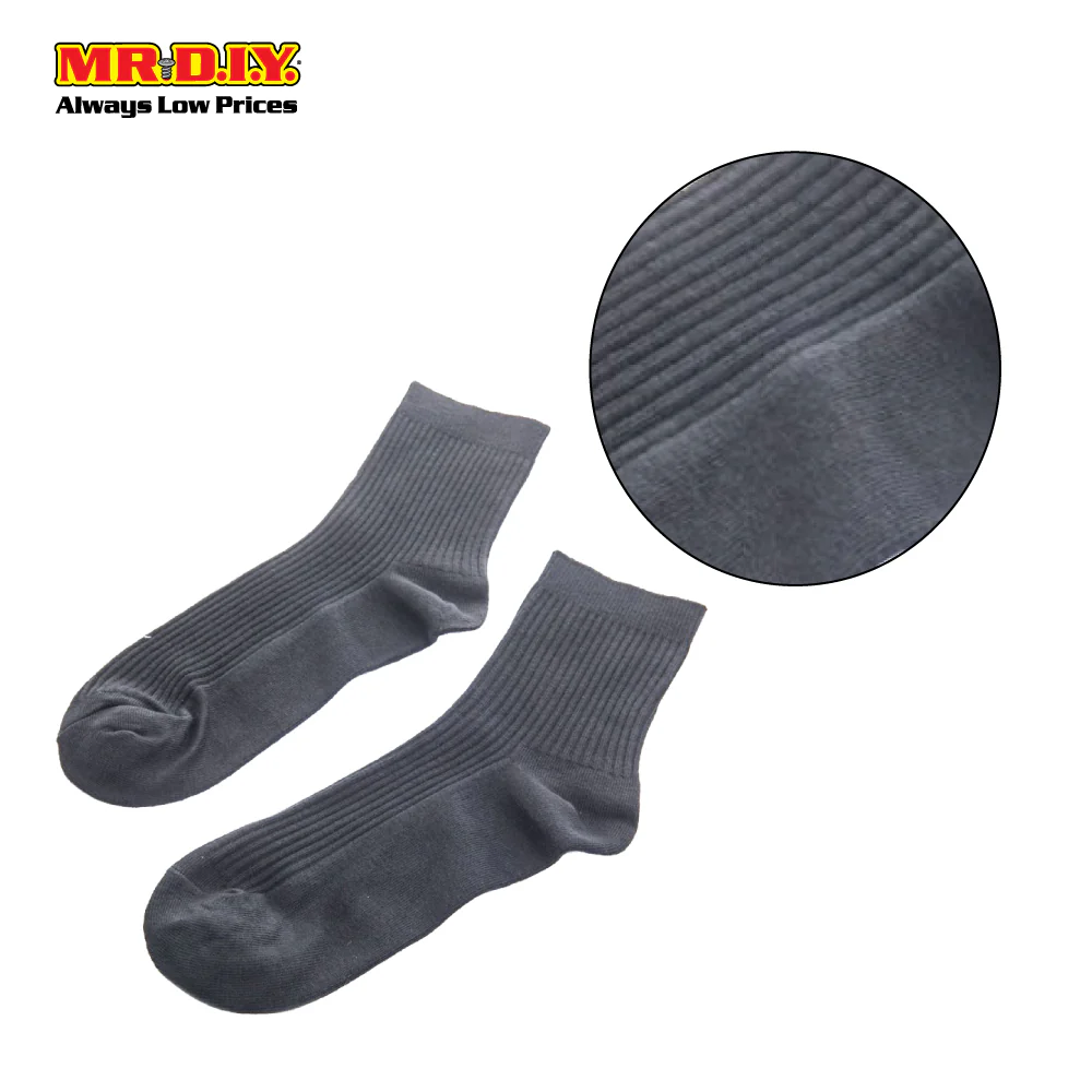 (MR.DIY) Student Socks 3pcs BK - Image 4
