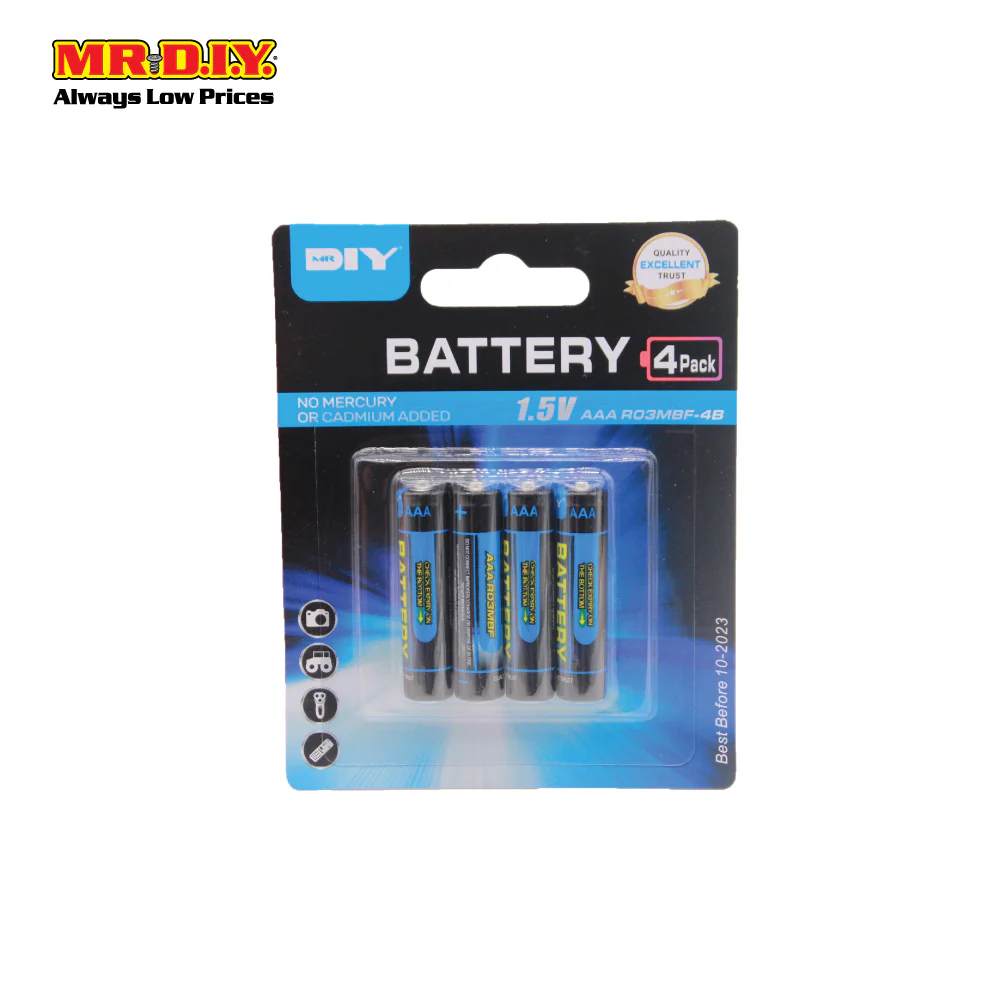 (MR.DIY) Super Extra AAA Battery (4pcs) - Image 2