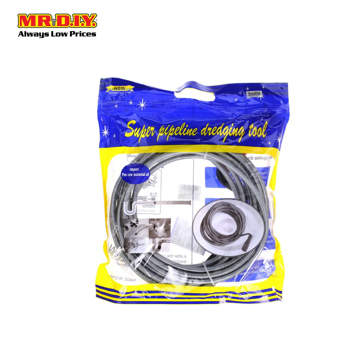 (MR.DIY) Super Pipeline Dredging Tool (8mm x 5m) - Image 2