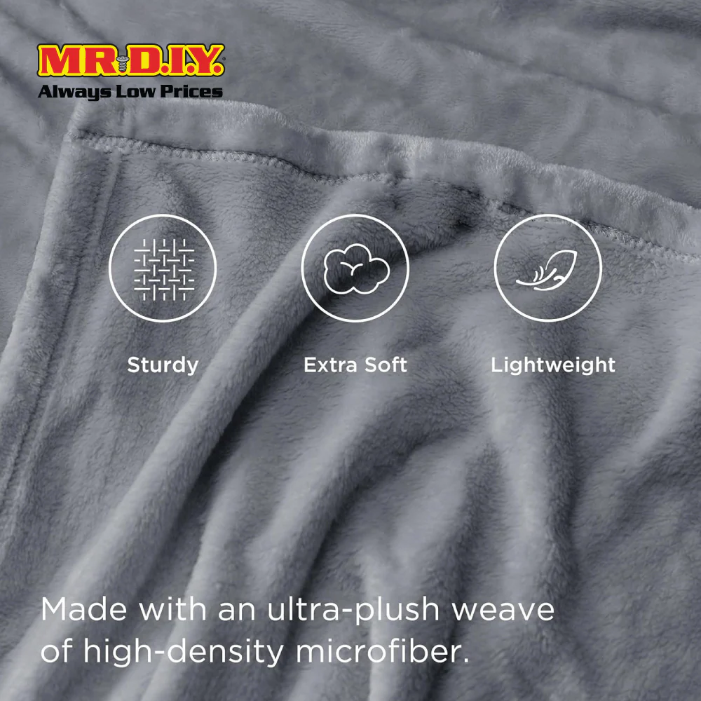 (MR.DIY) Super Soft Plain Plush Blanket - Image 4