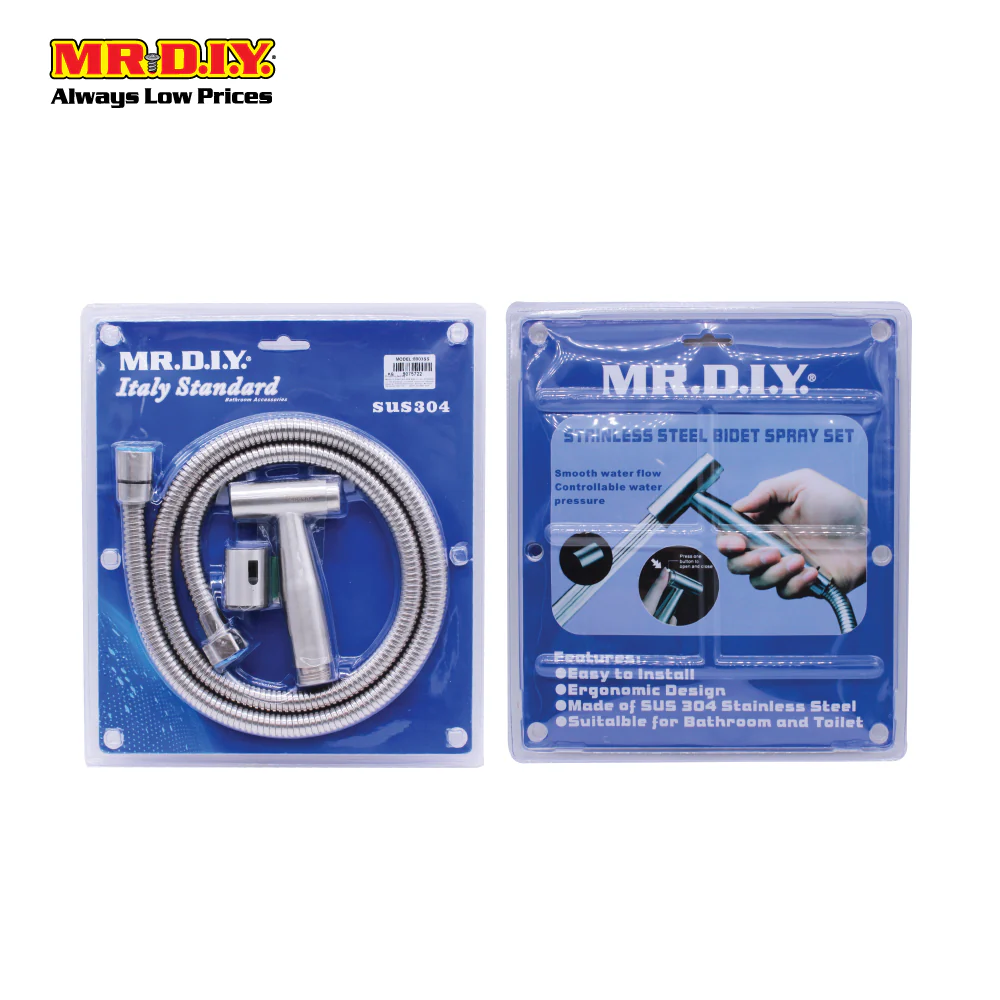(MR.DIY) SUS304 Hand Held Bidet Spray Set 8003SS - Image 3