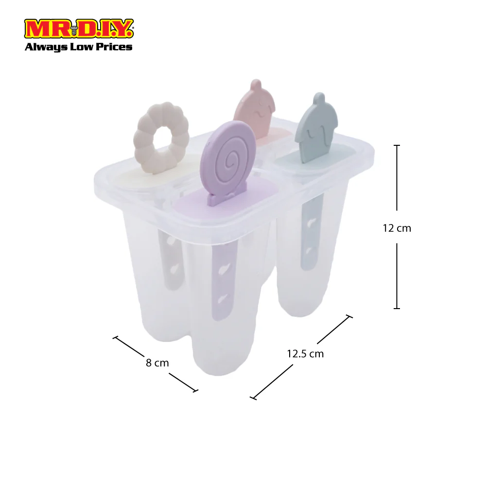 (MR.DIY) Sweet Cakes Ice-Pop Mold (4pcs) - Image 3
