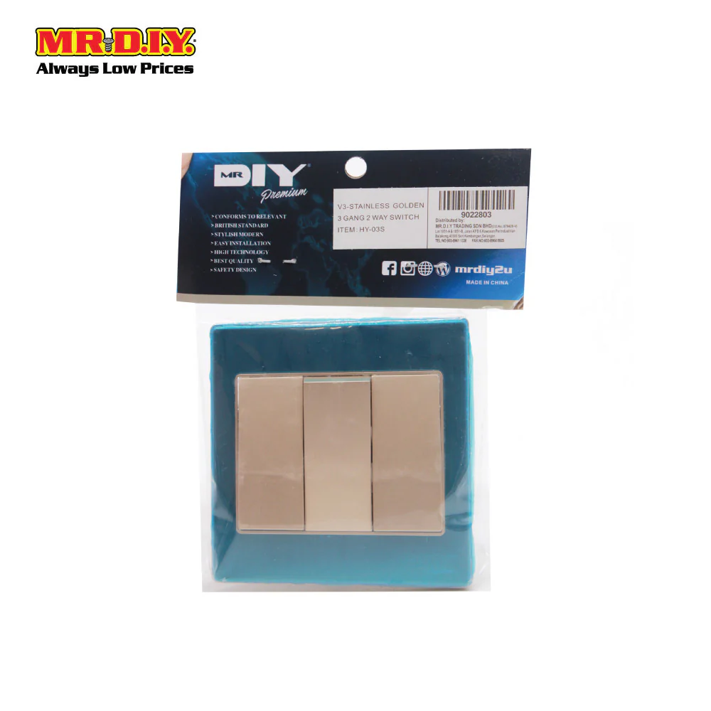 (MR.DIY) SWITCH V3SS-3G2W - Image 2