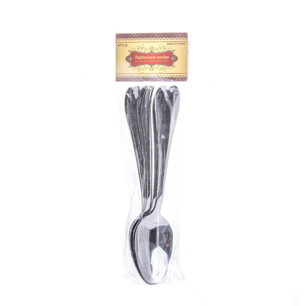 (MR.DIY) Premium High-Quality Stainless Steel Durable Extra Thick Spoons (6pcs) - Image 3