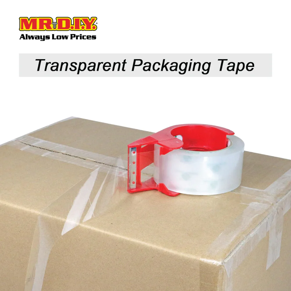 (MR.DIY) Transparent Packing Tape 4.5cm x 50Y (6 Rolls) - Image 5