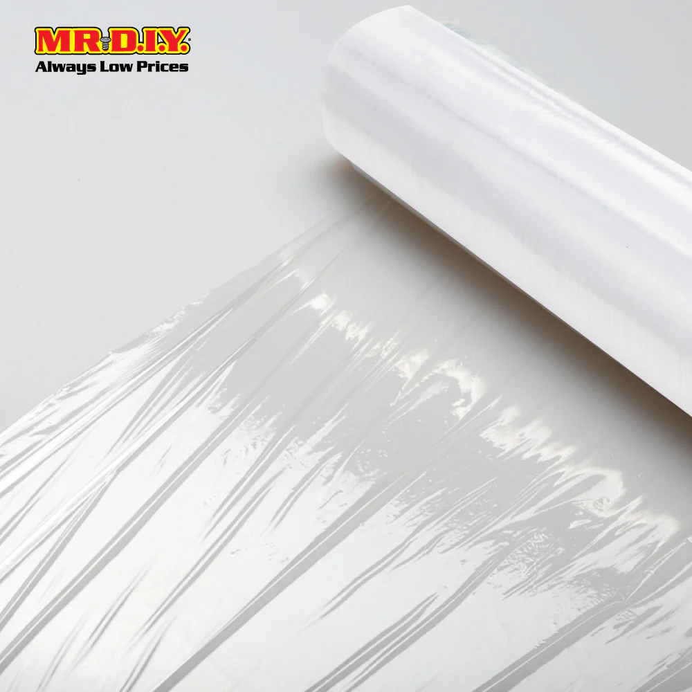 (MR.DIY) Transparent Plastic Wrapping Stretch Film (500mm x 1.5kg) - Image 2