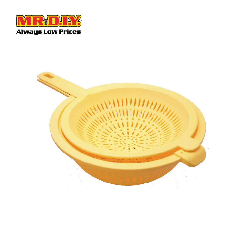 (MR.DIY) Two Color Colander (2 pieces)(22x34.5x9cm) - Image 4