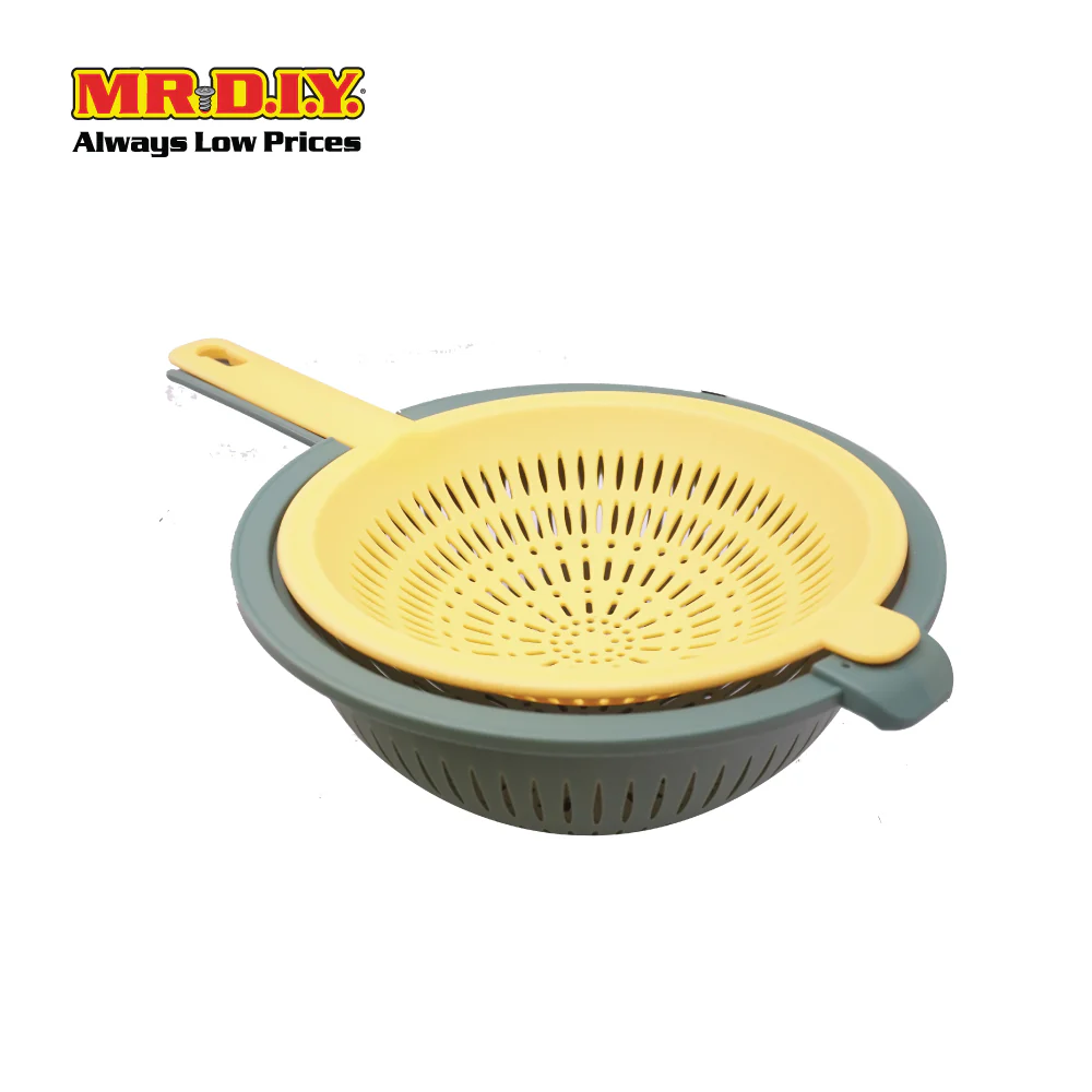(MR.DIY) Two Color Colander (2 pieces)(22x34.5x9cm) - Image 5