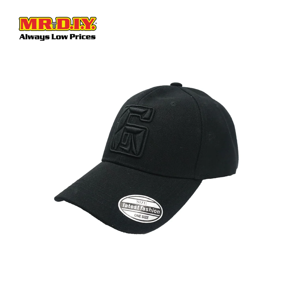 (MR.DIY) Unisex Baseball Cap Adjustable Strap Number 6 (20 x 21 x 11cm) - Image 2