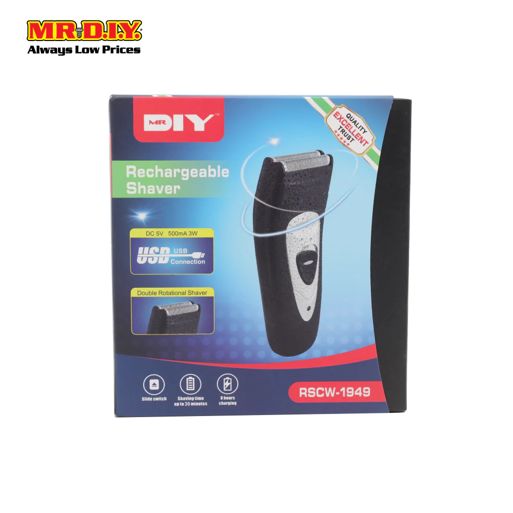 (MR.DIY) USB Electric Shaver RSCW-1949 - Image 4