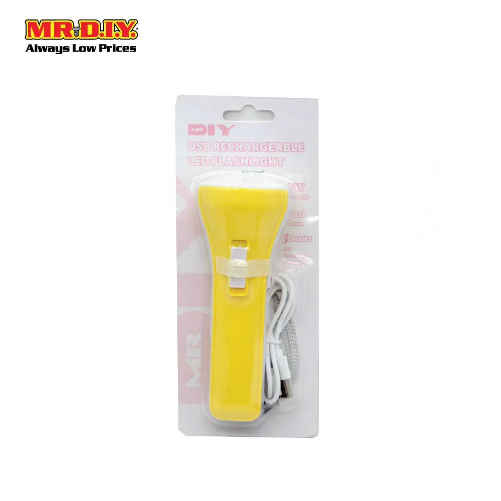 (MR.DIY) USB RC LED Flashlight