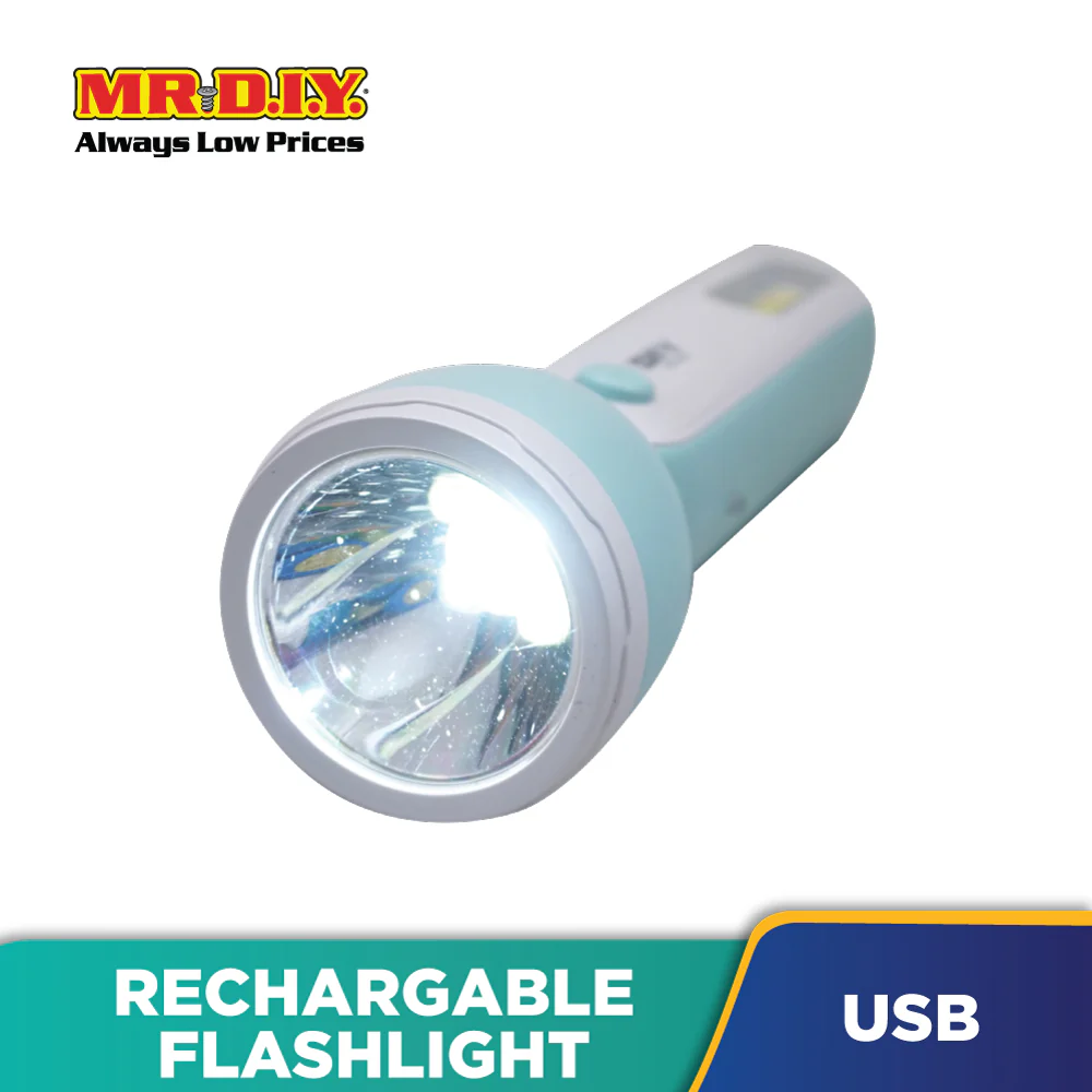 (MR.DIY) USB Rechargeable Flashlight - Image 2