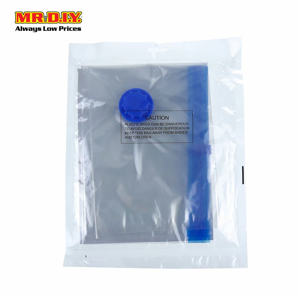 (MR.DIY) Travel Resealable Vacuum Plastic Storage Bag With Valve (50cm X 70cm) - Image 2