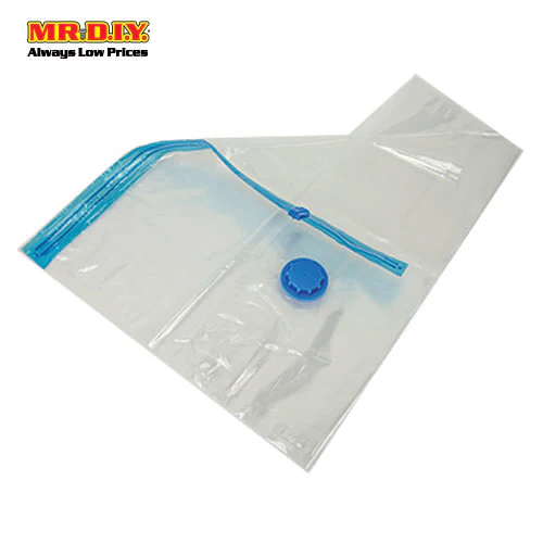 (MR.DIY) Travel Resealable Vacuum Plastic Storage Bag With Valve (50cm X 70cm) - Image 5